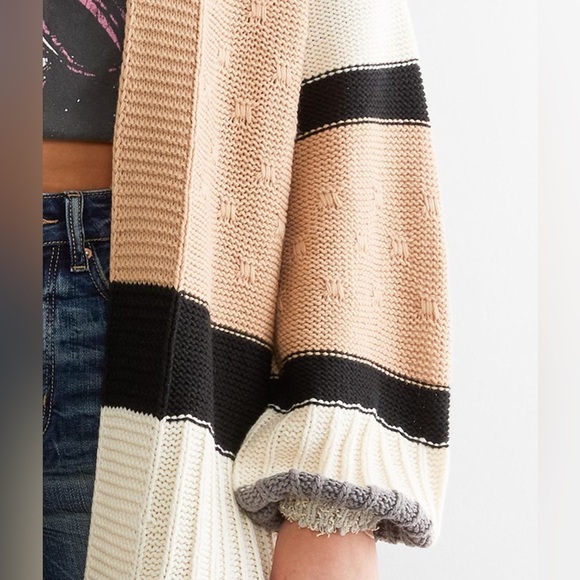 Umgee Oversized Cardigan Sweater Chunky‎ sweater size S - Picture 7 of 9